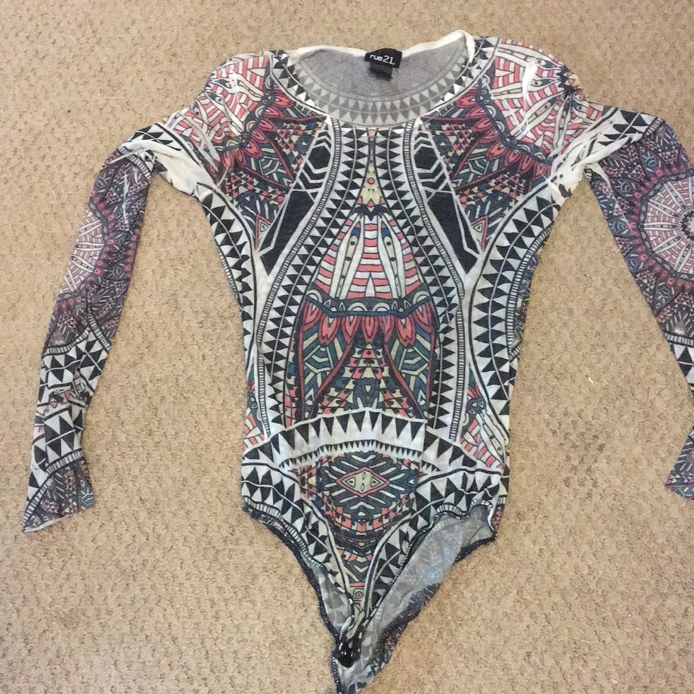 Sheer body suit